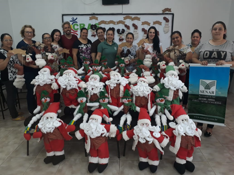 CURSO DE DECORAÇÃO PARA O PROJETO NATAL SEM FRONTEIRAS